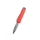 Microtech Cypher II D/E Automatic Folding Knife, 3.55in, Bohler M390MK, Apocalyptic, Double Edge Blade, Aluminum, Red Handle, 1242-10APRD