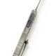 Microtech Cypher II D/E Standard 3.55in Folding Knife, Black, Natural Clear, 1242-1NC