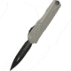 Microtech Cypher II D/E Standard 3.55in Folding Knife, Black, Natural Clear, 1242-1NC