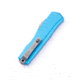 Microtech Cypher II S/E Apocalyptic Part Serrate Automatic Folding Knife, 3.55in, M390MK Steel, Blue, 1241-11APBL