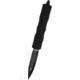 Microtech Dirac D/E Black Tactical Standard 2.875in Folding Knife, Black, 225-1T