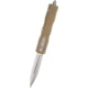 Microtech Dirac D/E Stonewash Standard 2.875in Folding Knife, Od Green, 225-10OD