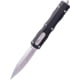 Microtech Dirac Delta D/E Satin Standard 3.75in OTF Automatic Folding Knife, Black, 227-4