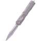 Microtech Dirac Delta D/E Stonewash Standard 3.75in Folding Knife, Natural Clear, 227-11NC