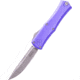 Microtech Hera II Mini S/E Automatic Folding Knife, 2.9in, Bohler M390MK, Apocalyptic, Drop Point Blade, Aluminum, Purple Handle, 1703M-10APPU