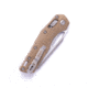 Microtech MSI S/E Tri-Grip Polymer Apocalyptic Full Serrated 3.88in Folding Knife, Dark Earth, 210T-12APPMDE