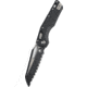 Microtech MSI S/E Tri-Grip Polymer Full Serrated 3.88in Folding Knife, Black, 210T-3PMBK