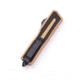 Microtech Scarab II Gen III D/E Part Serrate 3.95in Automatic Folding Knife, Double-Action OTF, Tan/Black, 1280-2TA