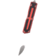 Microtech Scarab II Gen III S/E Stonewash Standard 3.95in Folding Knife, Red, 1278-10RD
