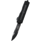 Microtech Scarab II Gen III S/E Tactical Partial Serrated 3.95in Folding Knife, Black, 1278-2T
