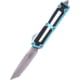 Microtech Scarab II Gen III T/E Apocalyptic Full Serrate 3.95in Folding Knife, Turquoise, 1279-12APTQ