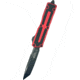 Microtech Scarab II Gen III T/E Black Standard 3.95in Folding Knife, Red, 1279-1RD