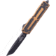 Microtech Scarab II Gen III T/E Black Standard 3.95in Folding Knife, Tan, 1279-1TA