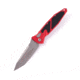 Microtech Soc El -A T/E Automatic Folding Knife, 4.05in, M390 Steel, Apocalyptic, Tanto Blade, Aluminum, Red Handle, 161A-10APRD