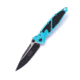 Microtech Socom Elite S/E-M Standard 4.05in Folding Knife, Manual Folder, Turquoise/Black, 160-1TQ