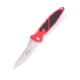 Microtech Socom Elite Folding Knife, 4in, M390 Steel, Stonewashed, Tanto Blade, Aluminum, Red Handle, 161-11RD