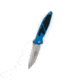 Microtech Socom Elite T/E Stonewash Standard 4in Folding Knife, Manual Folder, Blue, 161-10BL