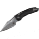 Microtech Stitch Ram-Lok Apocalyptic Fluted G-10 Cover Part Serrate 3.71in Folding Knife, Black, 169RL-11APFLGTBK
