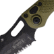 Microtech Stitch S/E Partial Serrated Automatic Folding Knife, OD Green, 169-2OD