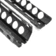 Midwest Industries AR-15/M16 M-Series Two Piece Drop-In M-LOK Handguard, 9 in, Mid-Length, Black, MI-18M