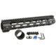 Midwest Industries High Combat Rail Handguard, DPMS LR-308, 12.625 in, M-LOK, .210 Tang Height, Anodized, Black, MI-CR308-12.625