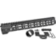 Midwest Industries Combat Rail One Piece Free Float 13.375in Handguard, M-lok, Black - MI-CRM13375