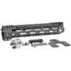 Midwest Industries MI Ultra Lightweight Titanium One Piece Free Float Handguard, M-LOK compatible, Black, 10.5in, MI-ULW10.5