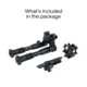 MIGHTY TACTICAL BP-01 Bipod, 6.2-6.7in Height Range, MT-BP-01