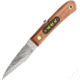 Mikihisa Single Bevel Left Hand Folder Folding Knife,4in,Japanese Cherry Wood Handle MIKA122
