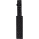 Mikov Commando Dagger Knife, 11.25in Overall, 6.5in Black Double Edge Carbon Steel Dagger Blade, Black Grooved Metal Alloy Handle, Black Leather Belt Sheath, 123182