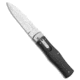 Mikov Mikov 241 Predator Lever Lock Bayo Automatic Knife Black Pocket Clip 3.75" SW, Black, N690, adult, BHQ-114733
