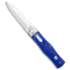 Mikov Mikov 241 Predator Leverlock Automatic Knife Blue w/Pocket Clip 3.75" Polish, Blue, 420, adult, BHQ-117572