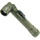 MIL-TEC Small Anglehead LED Flashlight, 2AA, White, OD Green, Small, 15143001