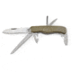 MIL-TEC M2000 Pocket Knife, 3in, Stainless Steel, OD Plastic Handle, 15337100