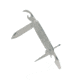 MIL-TEC US Army Style Folding Knife, 2.8 in, Stainless Steel, Silver, 15341000
