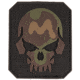MIL-TEC PVC 3D Skull Patch, Camo, 3.1 x 2.6 in, 16832120