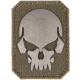MIL-TEC PVC 3D Skull Patch, Olive Drab, 3.1 x 2.6 in, 16832101