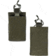 MIL-TEC Single Mag Pouch W/Hook &amp; Loop, Olive Drab, 13496101