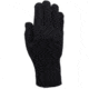 Military Surplus Glove Liner Inserts, Wool, 3 Size, Black, MG107BS
