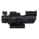Army Navy Sales Tri-Illuminated Rifle Scope w/Fiber Optic Sight, 4x32mm, 25.4 Tube, Black, 4x32 Tri-ILLuminate