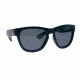 MiniShades Kids Classic Ages 0-3 Black Satin Bifocal Prescription Sunglasses, Black Satin Frame, 130603BI