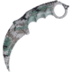 Miscellaneous Digi Camo Neck Knife, 7.25in Overall, 3.5in Camo Finish SS Karambit Blade, Camo Finger Grooved Nylon, YC-9115-CM