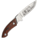 Miscellaneous Elk Fixed Blade Knife, 4in, Stainless Steel, Mirror Polish, Wood Handle H1723