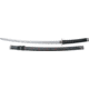 Miscellaneous Katana Black/Burgundy,25.75in,Sharpened Steel Blade,Black Composition Handle M3104