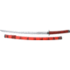 Miscellaneous Katana Red/Black,26in,Sharpened Steel Blade,Red And Black Composition Handle M3106
