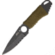 Miscellaneous Neck Fixed Blade Knife,2.75in,Drop Point Blade,Od Green Nylon Cord Wrapped Handle M4240