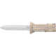 Miscellaneous Paratrooper Dagger Fixed Blade Knife,4.25in,Stainless Double Edge Dagger Blade,Brass Alum Handle MI092