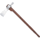 Miscellaneous Peace Pipe Tomahawk, Polished SS Axe Head With 2in Unsharpened Edge, 20in Handle, 22001