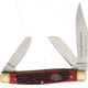 Miscellaneous Stockman Red Bone Folding Knife,Red,Bone Handle D1552