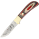 Miscellaneous Straight Hunter Red Fixed Blade Knife, 3.5in, Wood Handle H1629